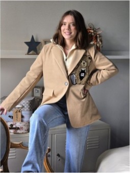 V ESTE BLAZER OURSONS