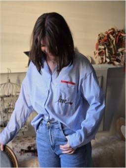 CHEMISE RAYEE