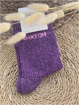 CHAUSSETTE "CHATON"