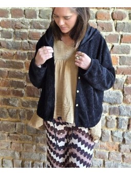 GILET VELOURS